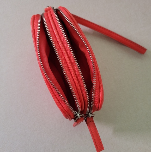 Express Rounded Wristlet, Coral - Picture 4 of 7